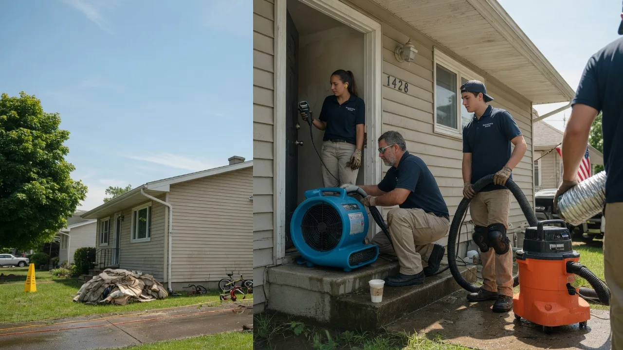 Water Damage Restoration in Maunie, IL near me